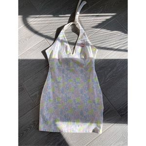 PUMA Classics Summer Resort All Over Print Halterneck Size Medium